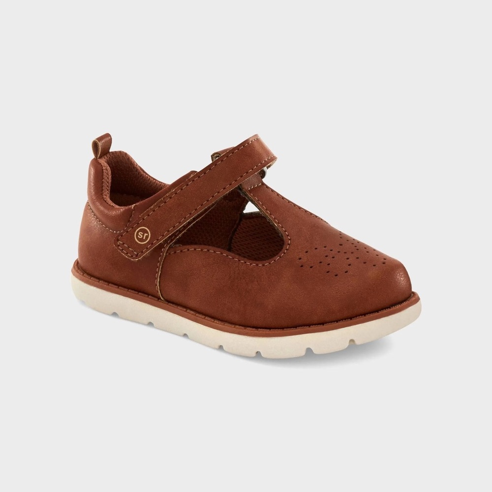 NWT Stride Rite Suprize Betty Sue Brown Kids Shoes with Memory Foam Size 9